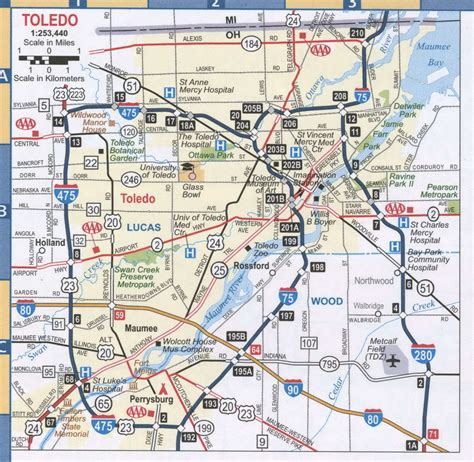 driving directions to toledo ohio